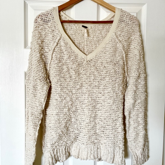 Free People Ivory Songbird Pullover - Picture 2 of 10